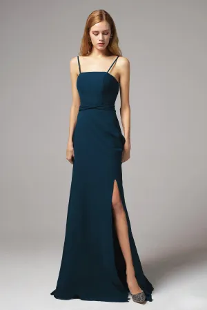 A-Line Floor Length Chiffon Bridesmaid Dress CB0414