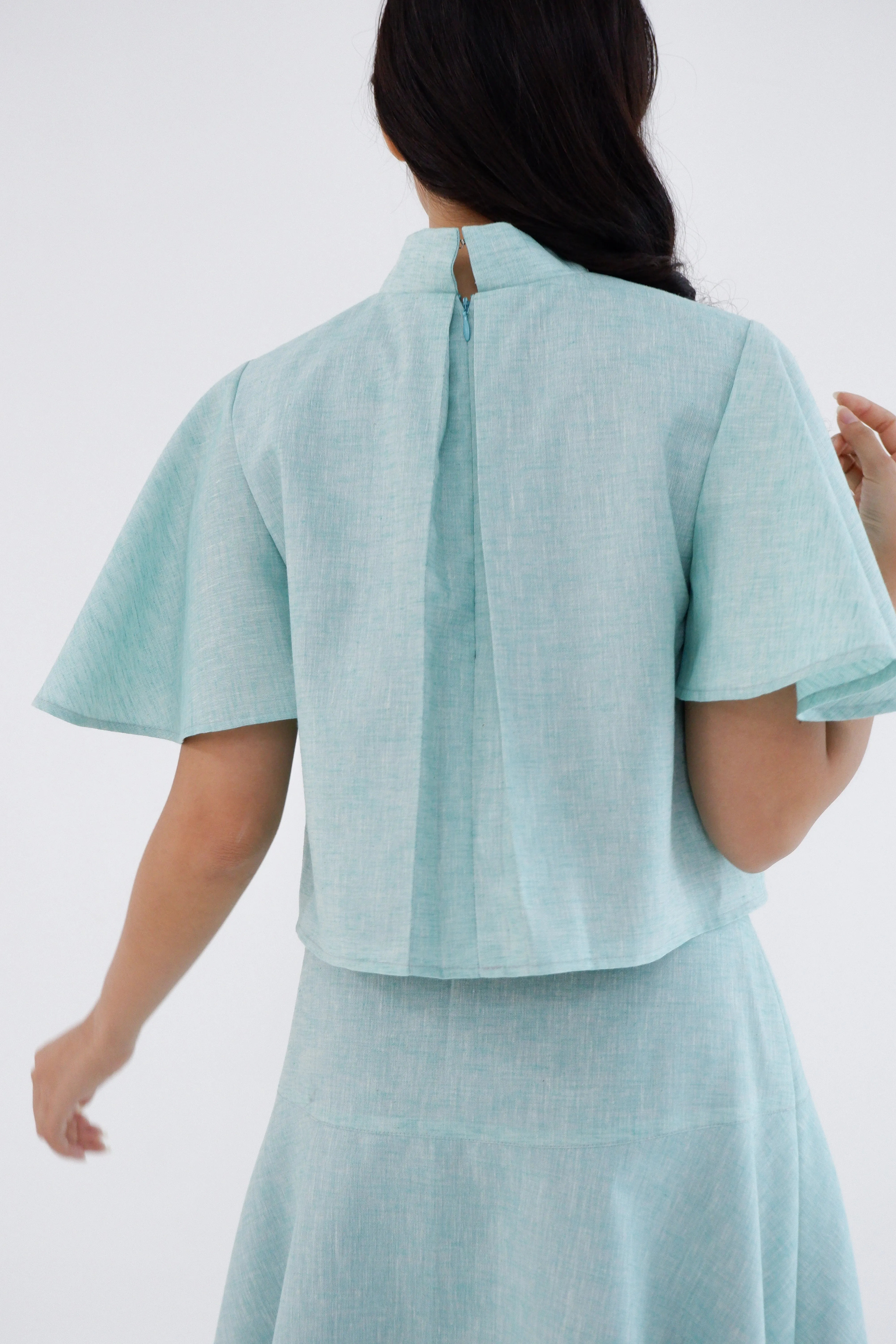 Artic Cotton Linen Cheongsam