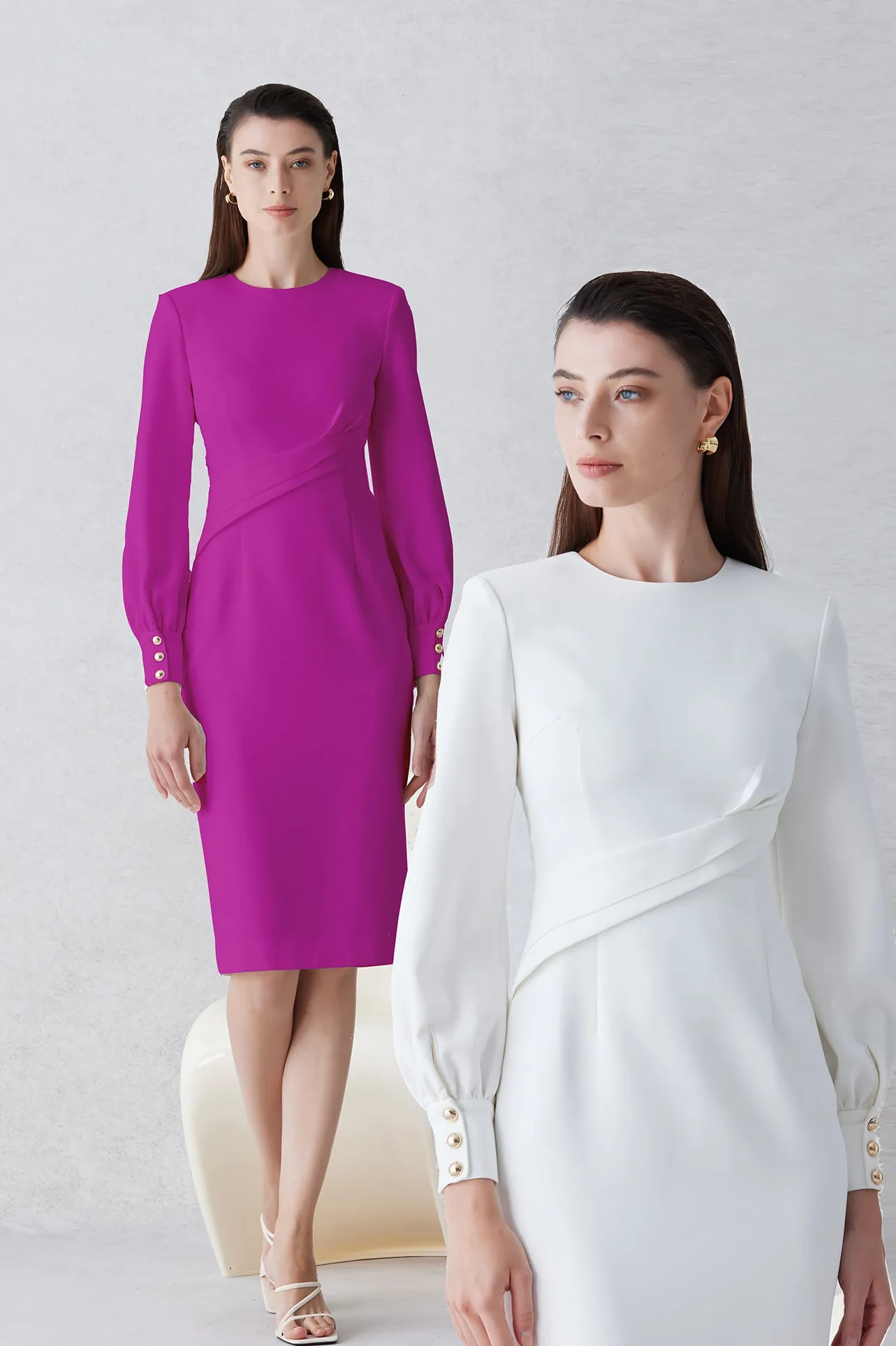 ASYMMETRY WAIST DRESS