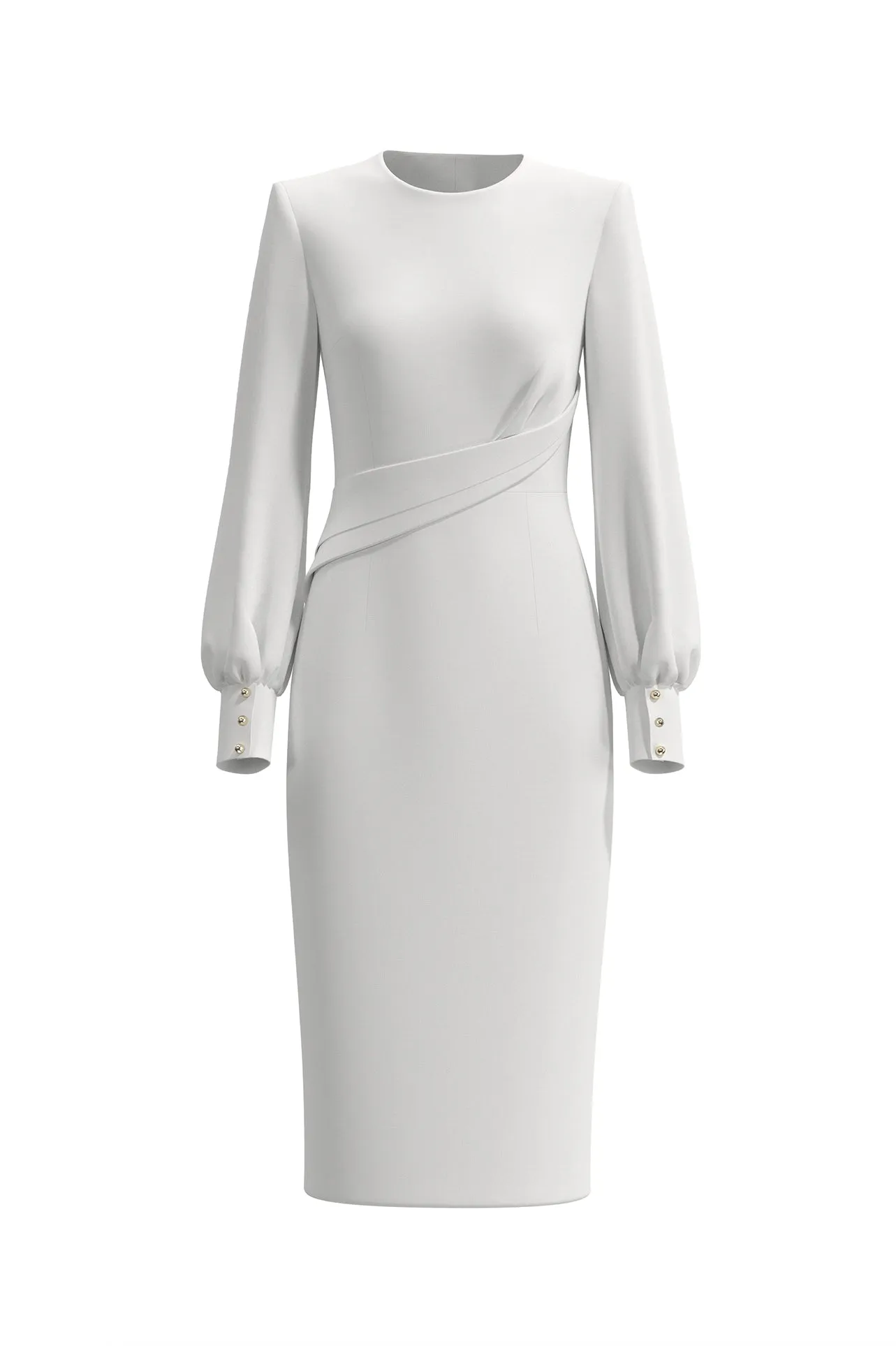 ASYMMETRY WAIST DRESS