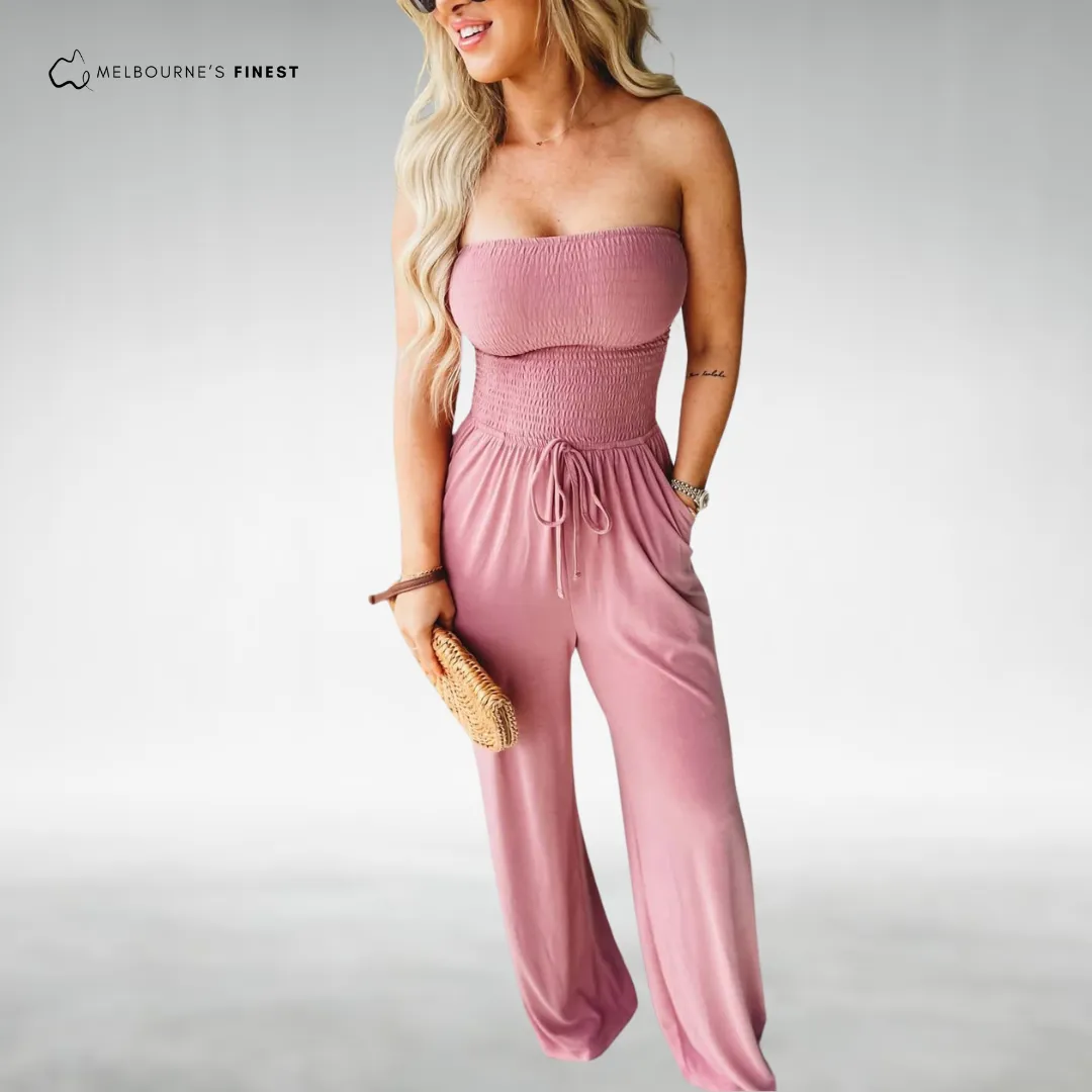 Bertie™ Boho Chic Strapless Jumpsuit