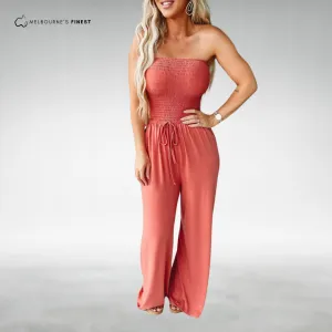 Bertie™ Boho Chic Strapless Jumpsuit