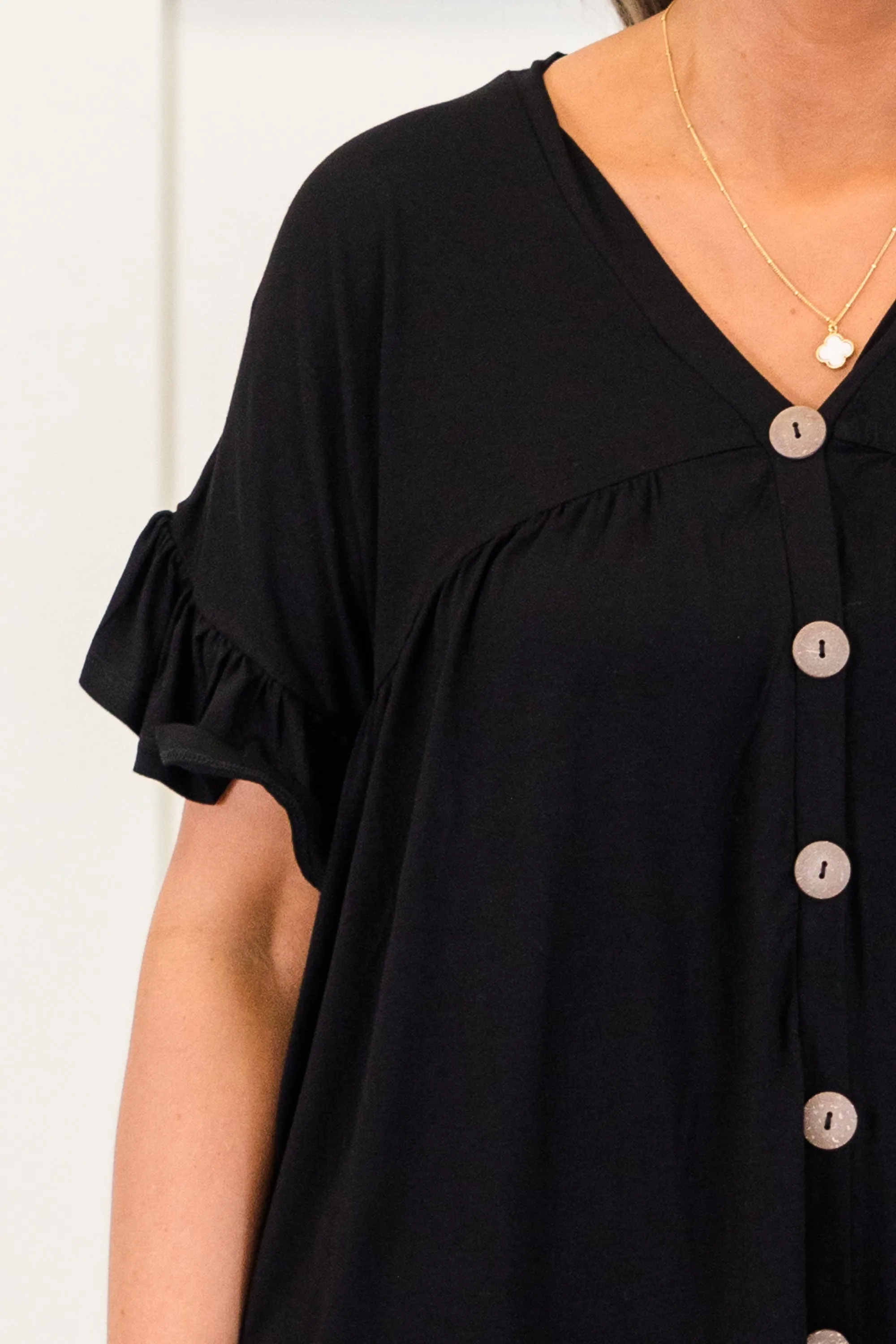 Bittersweet Beginnings Top, Black