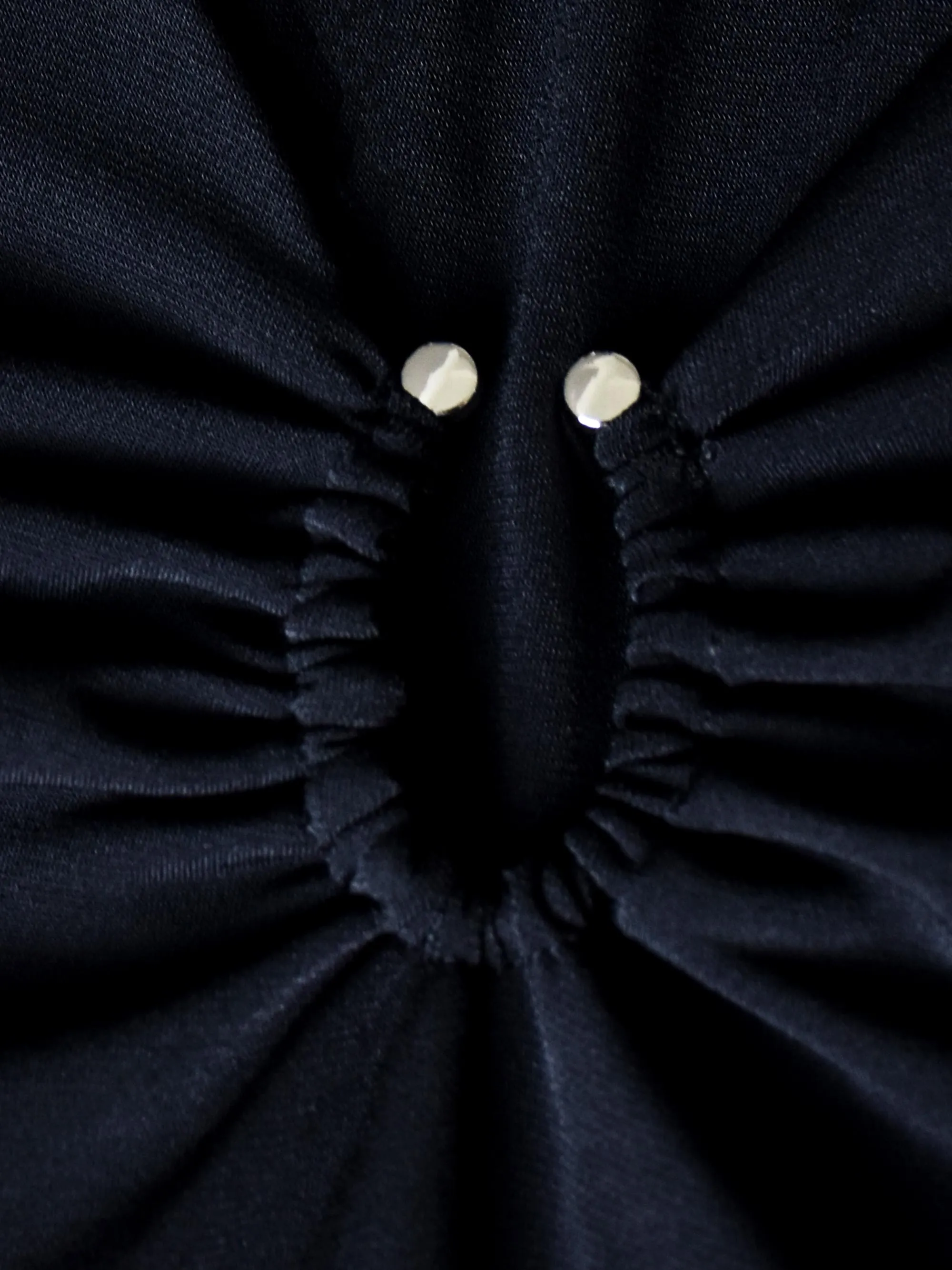 Black Trim Detail Jersey Dress