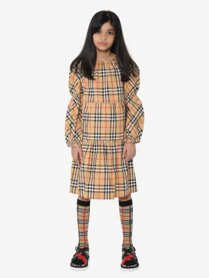 Burberry Girls Check Print Shirley Dress