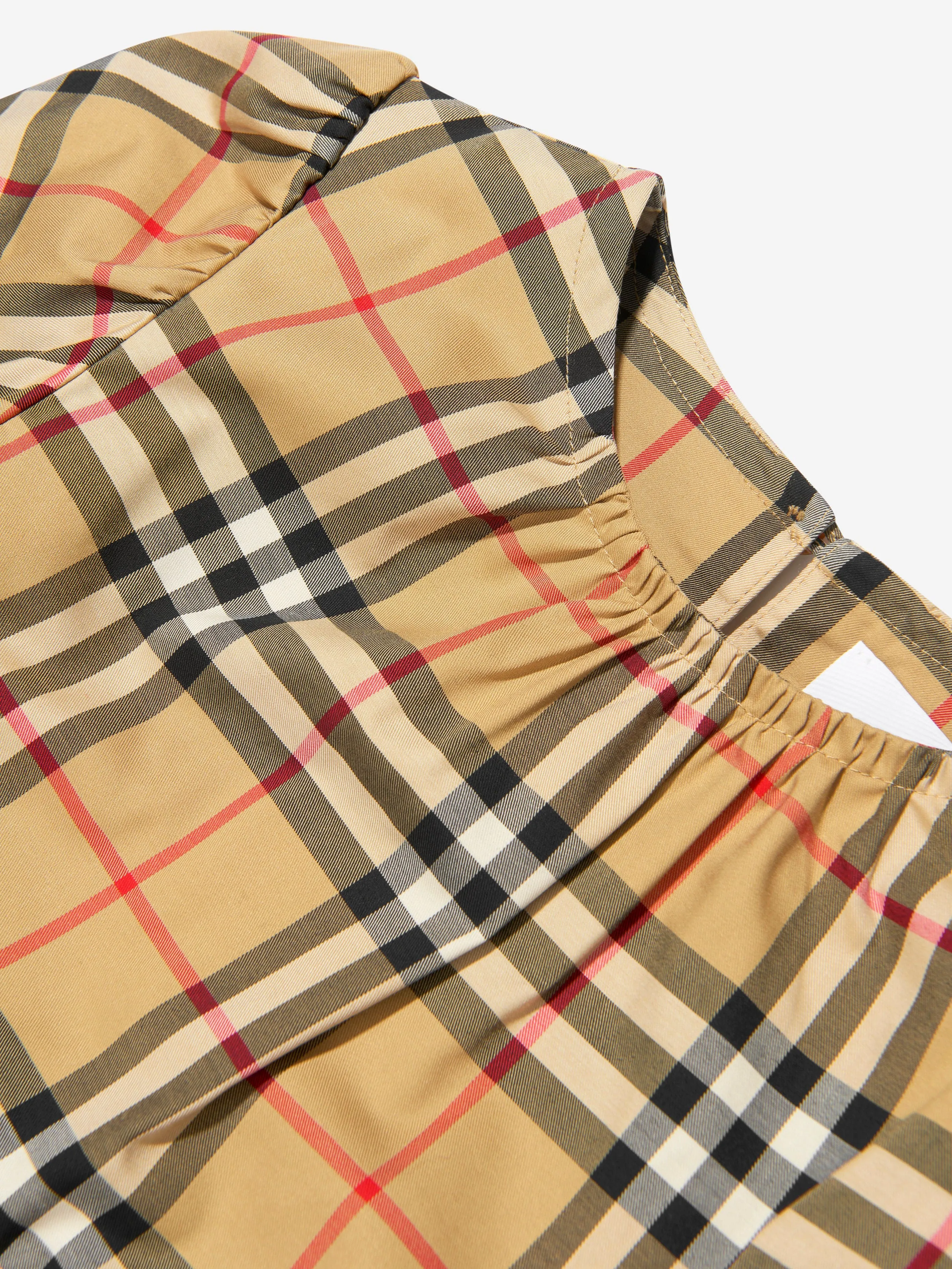 Burberry Girls Check Print Shirley Dress