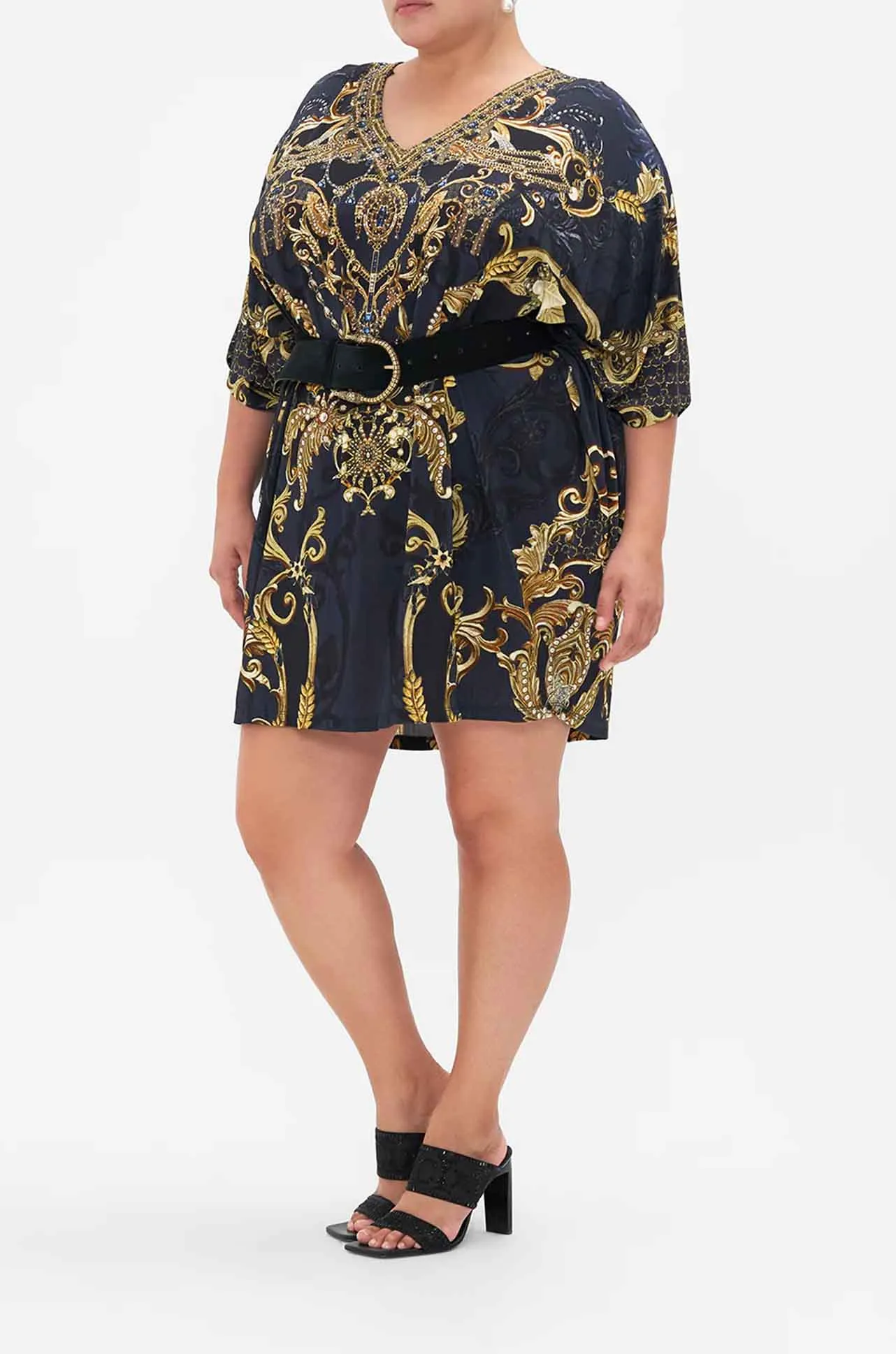 Camilla - Moonlight Melodies Bat Sleeve Dress