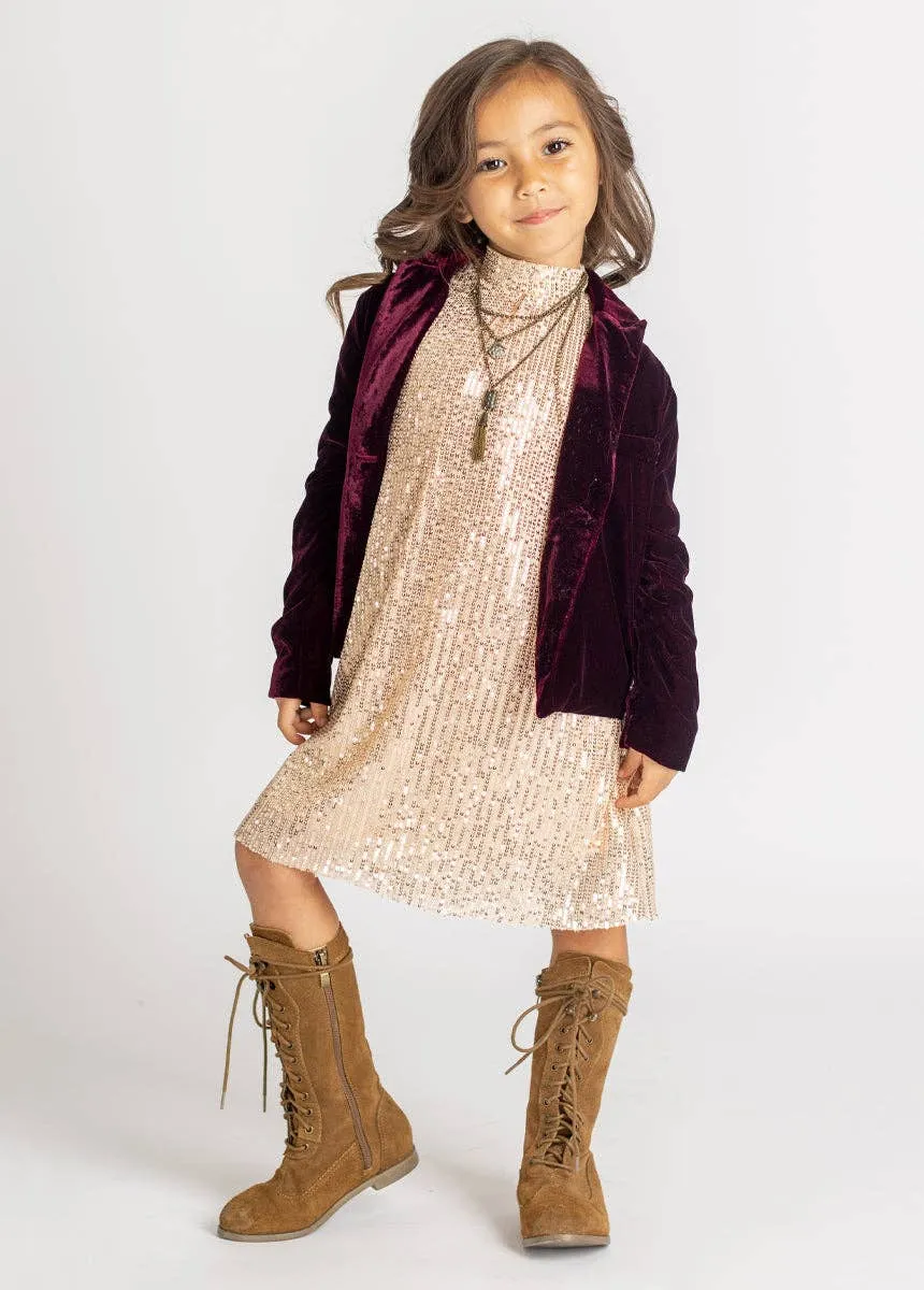 Chele Dress in Champagne
