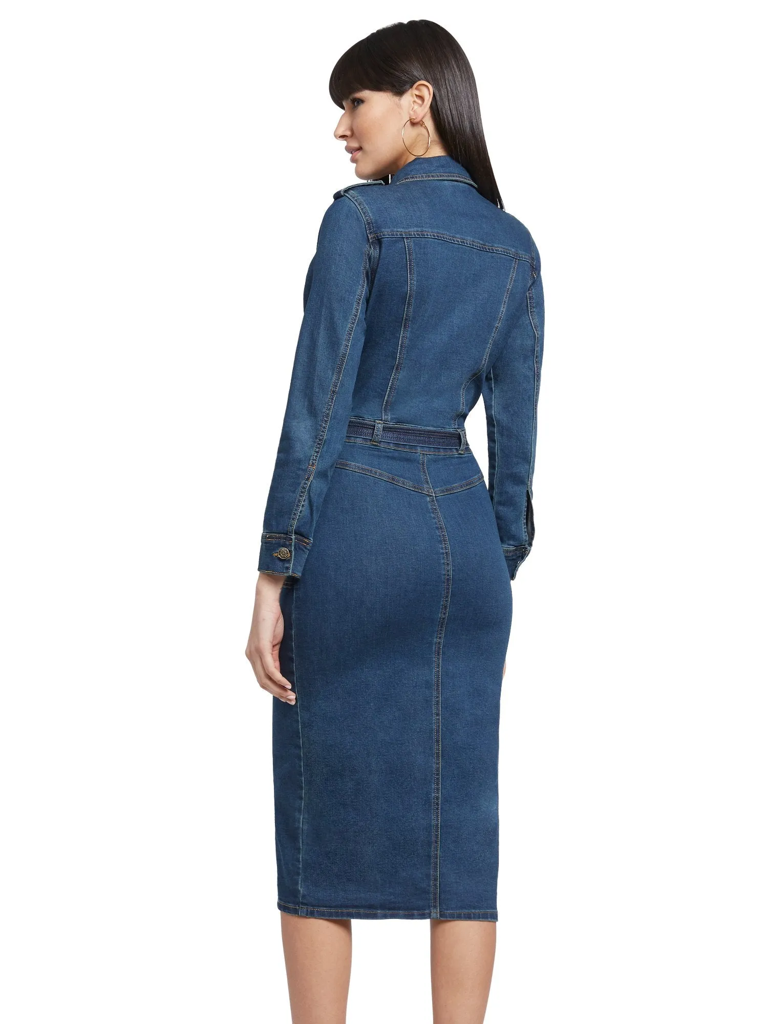 Denim Utility Shirtdress - NYC Strong Collection