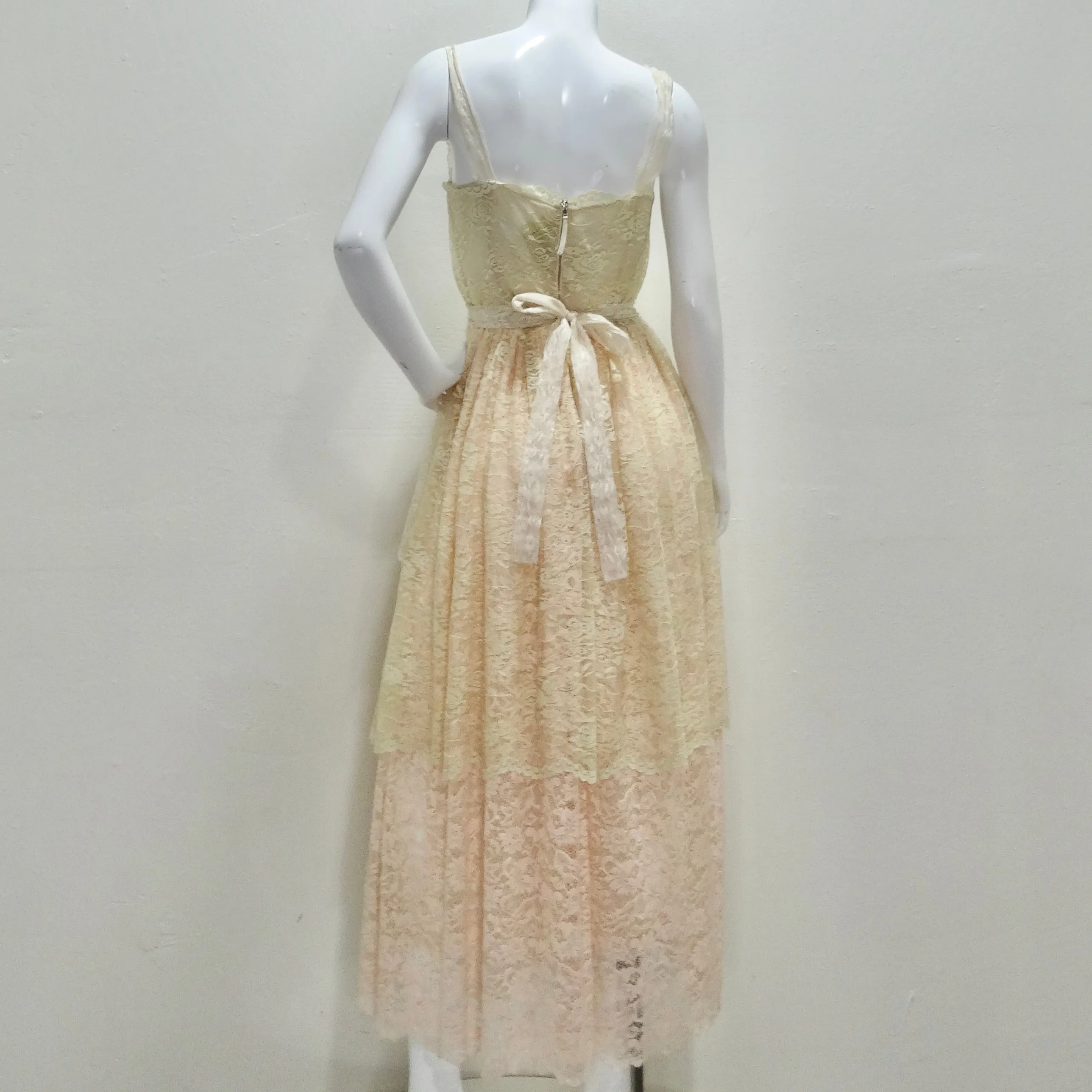 Dolce & Gabbana Baby Pink Lace Dress