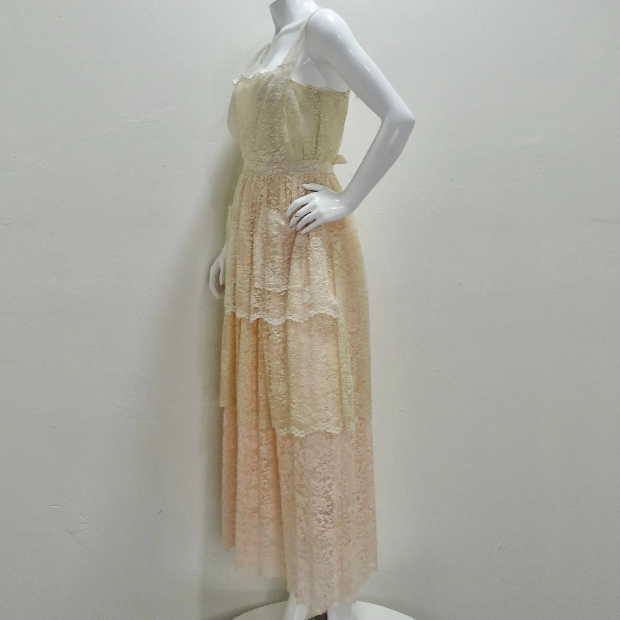 Dolce & Gabbana Baby Pink Lace Dress