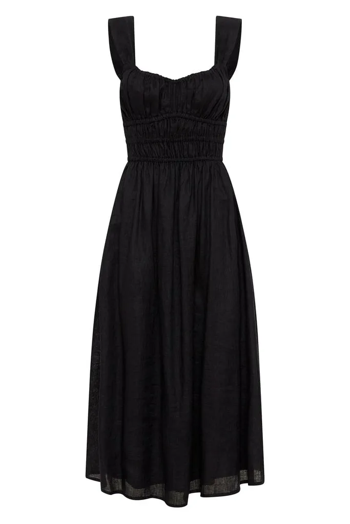 Emory Midi Dress - Black