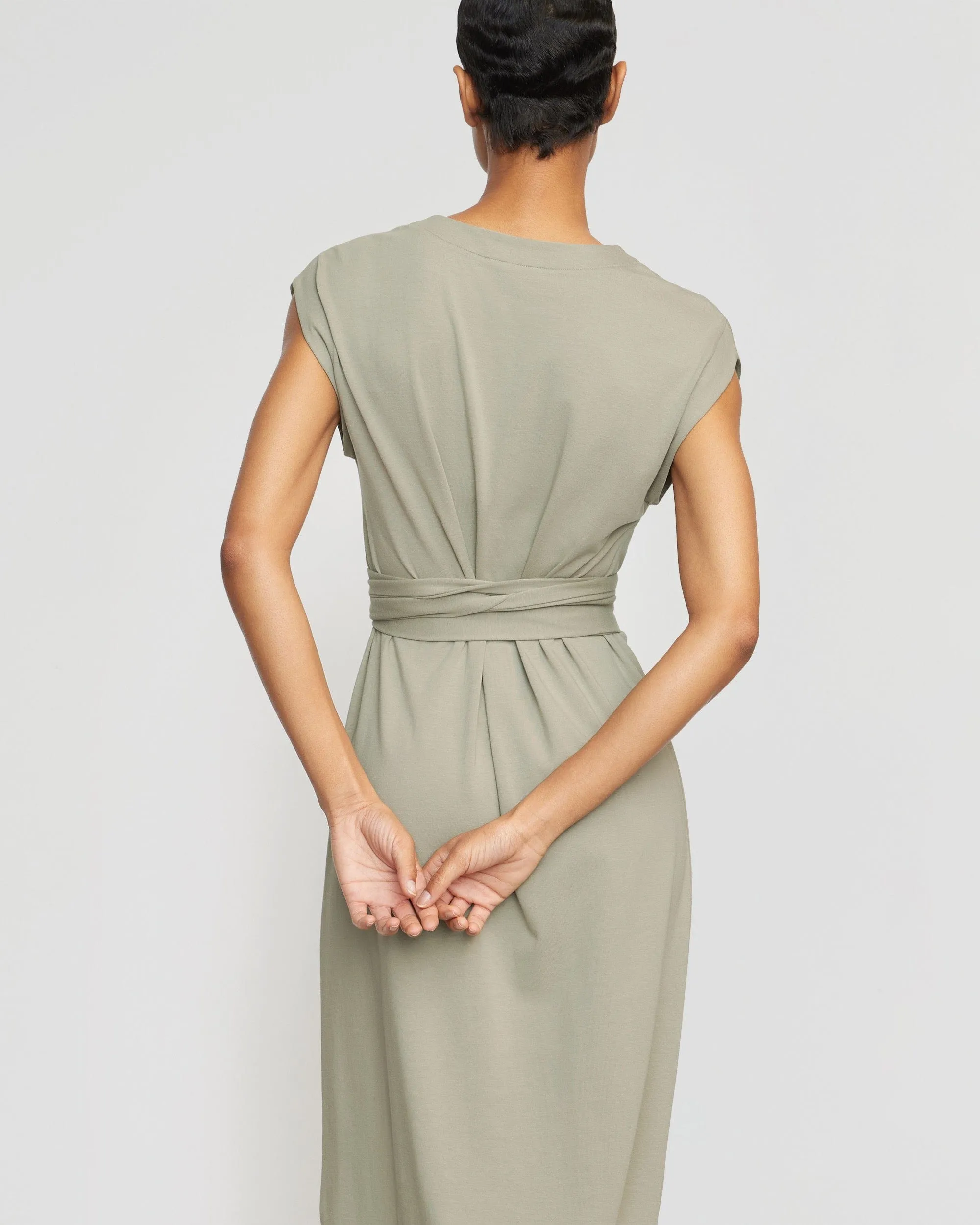 Fei Tie-Front Organic Cotton Dress