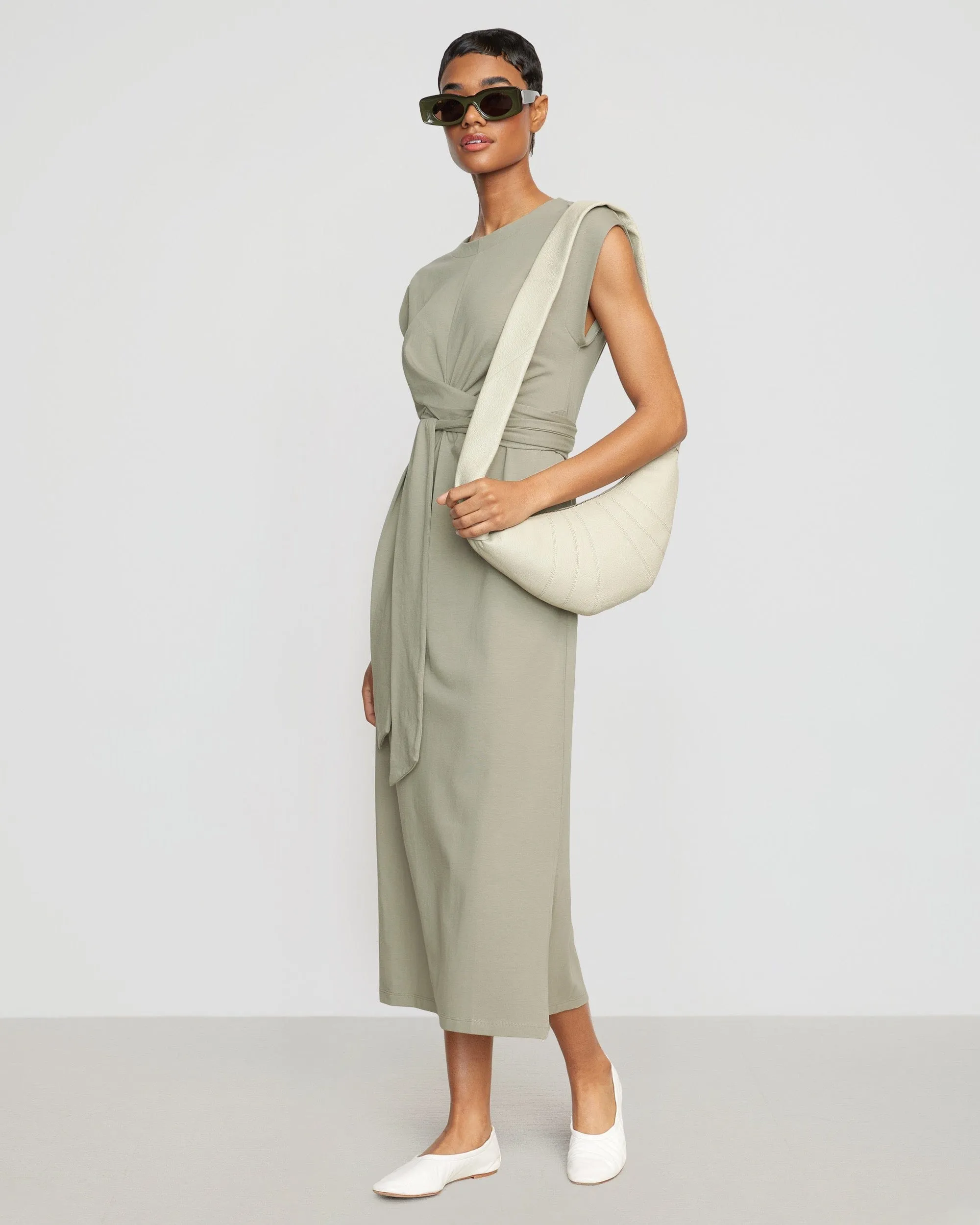 Fei Tie-Front Organic Cotton Dress