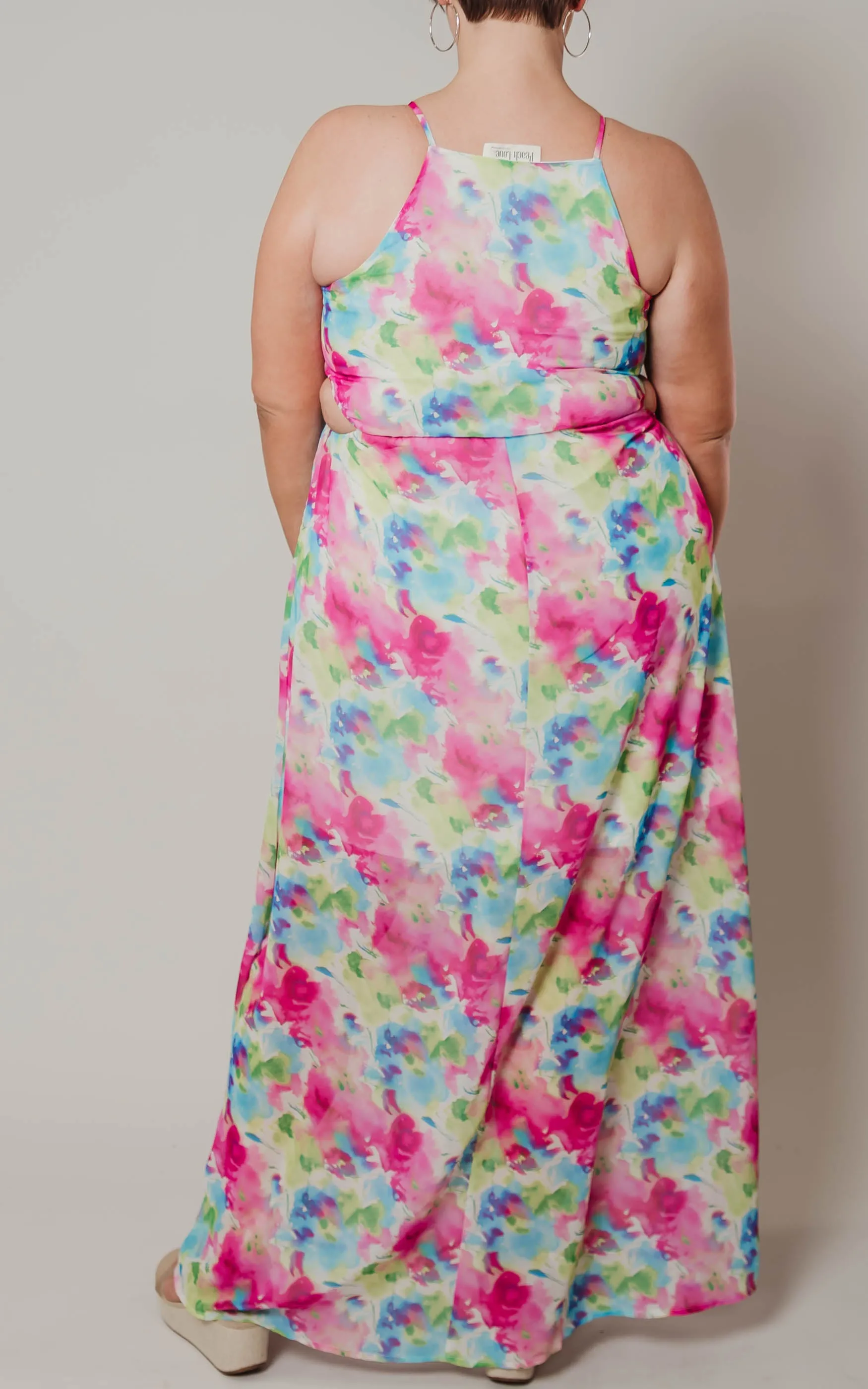 Floral Watercolor Maxi Dress - Final Sale*