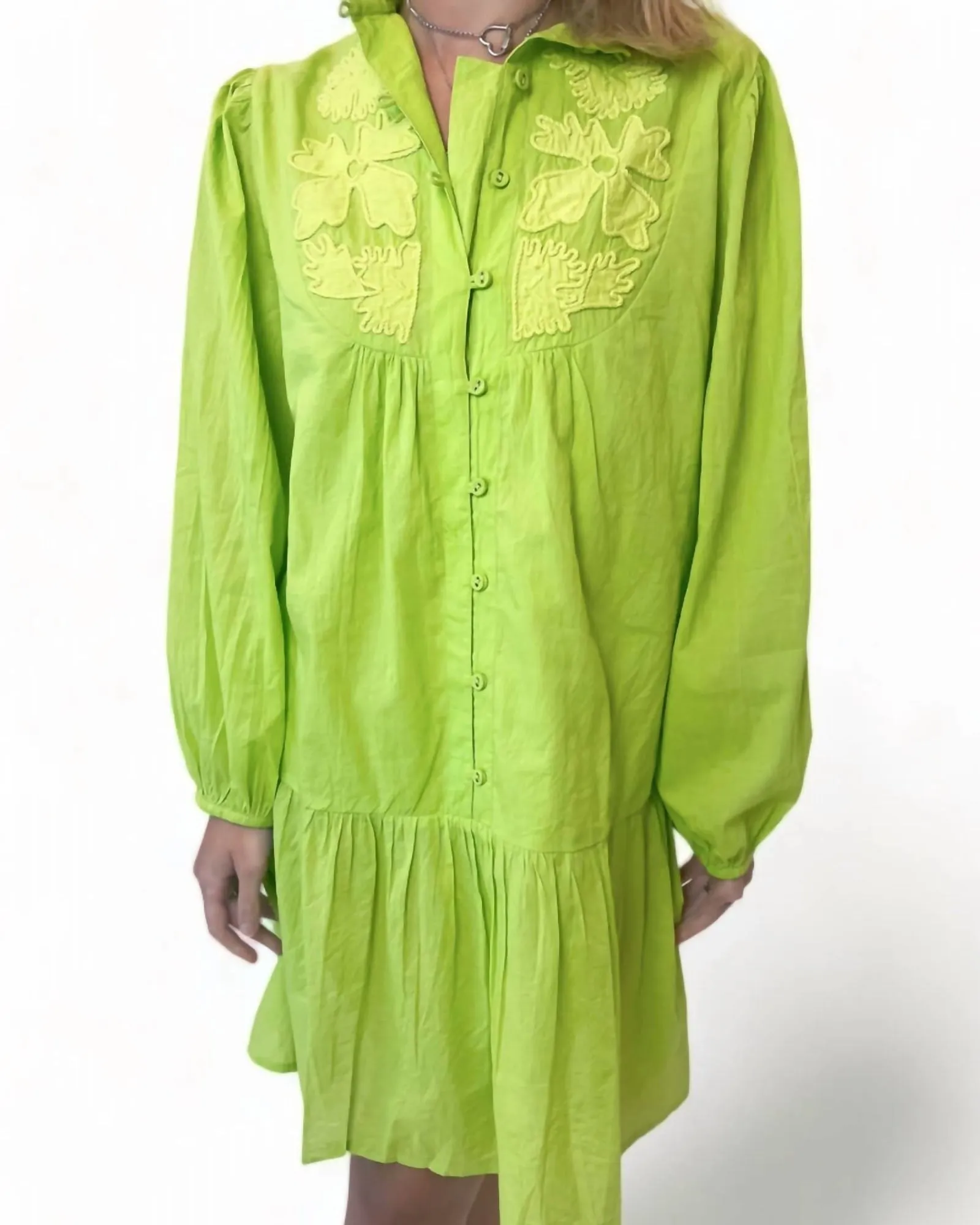 Gigi Dress in Lime | Lime