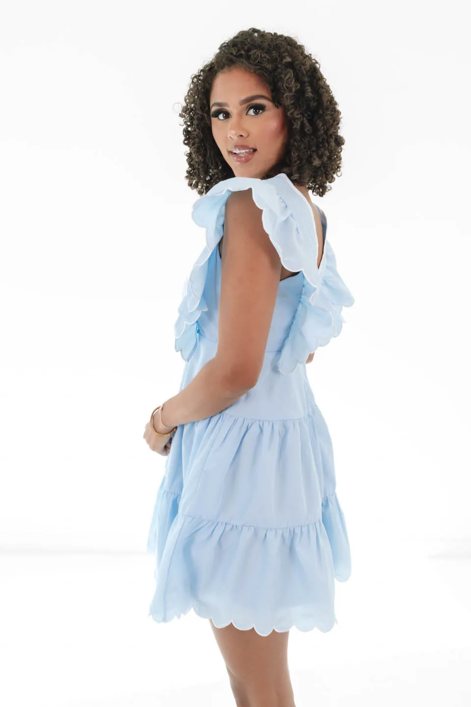 High Standards Dress - Light Blue