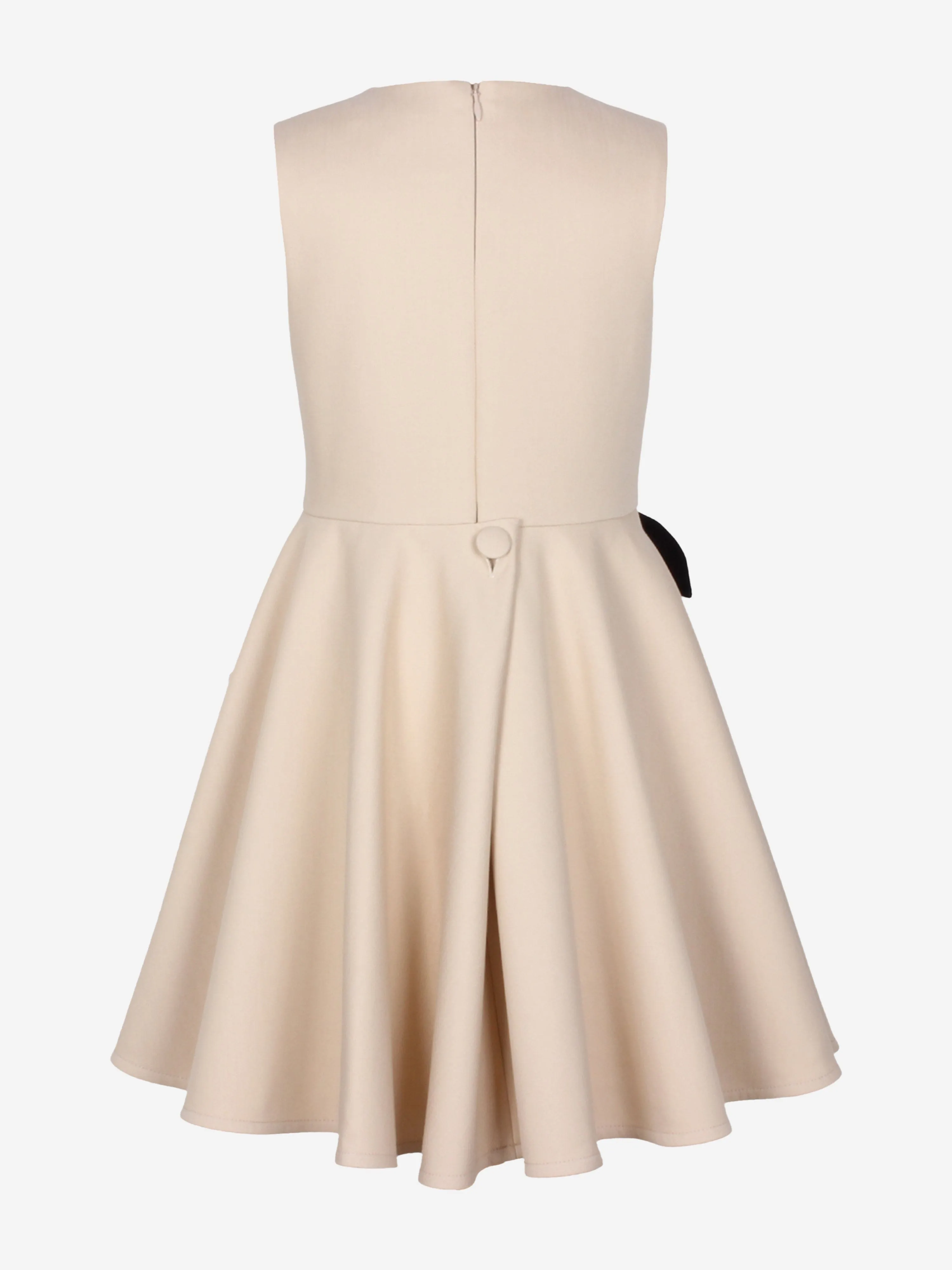 Jessie And James Girls Magnolia Sunset Flower Dress in Beige