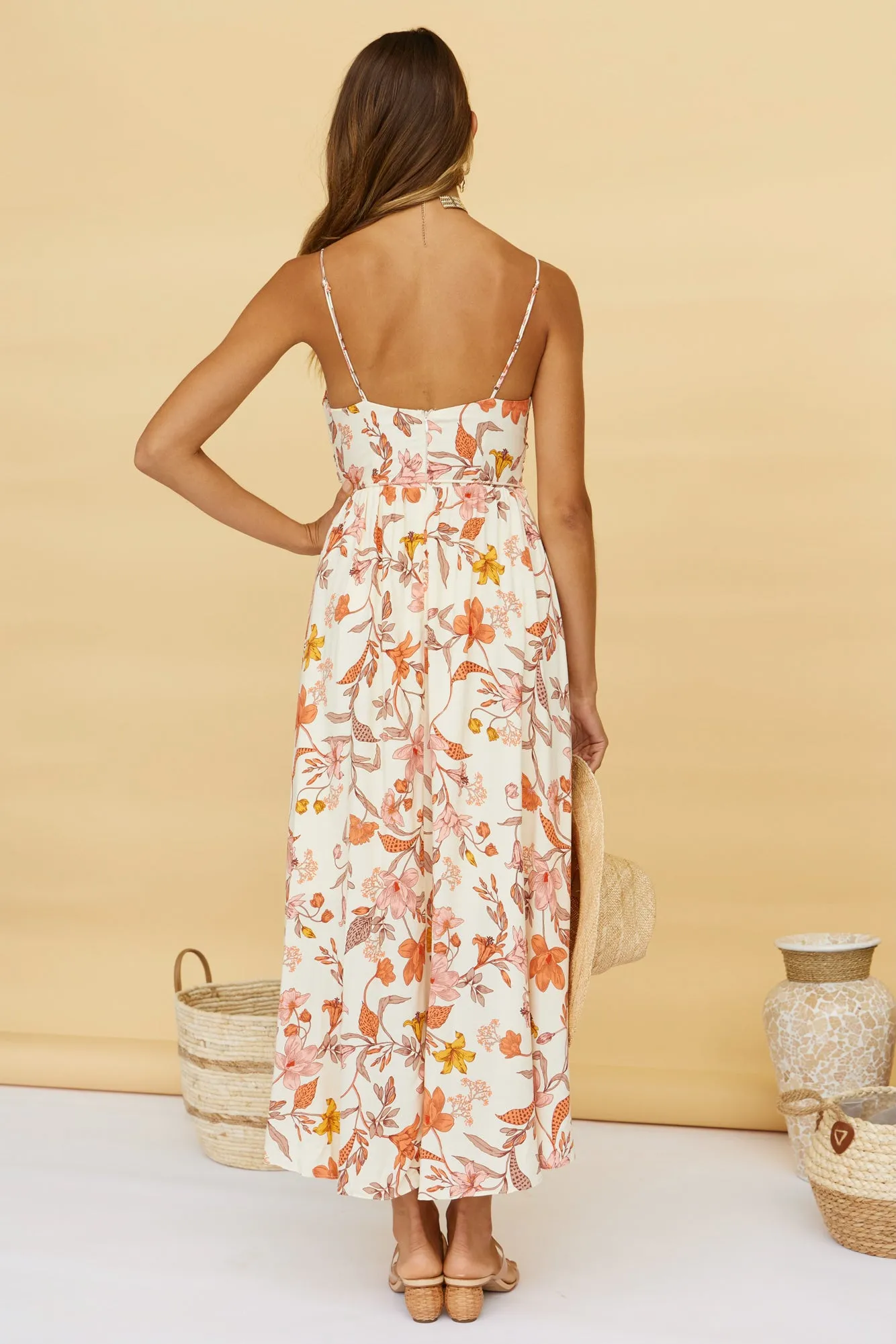 Know The One Maxi Dress Beige