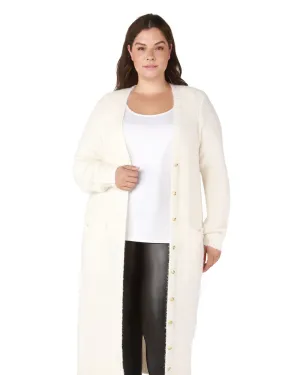 Layla Patch Pocket Cardigan | White