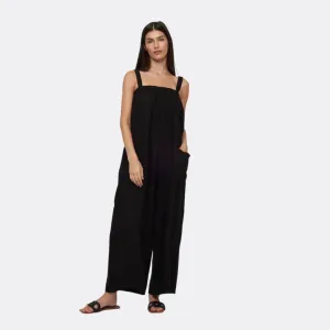 Linen Jumpsuit (Black)