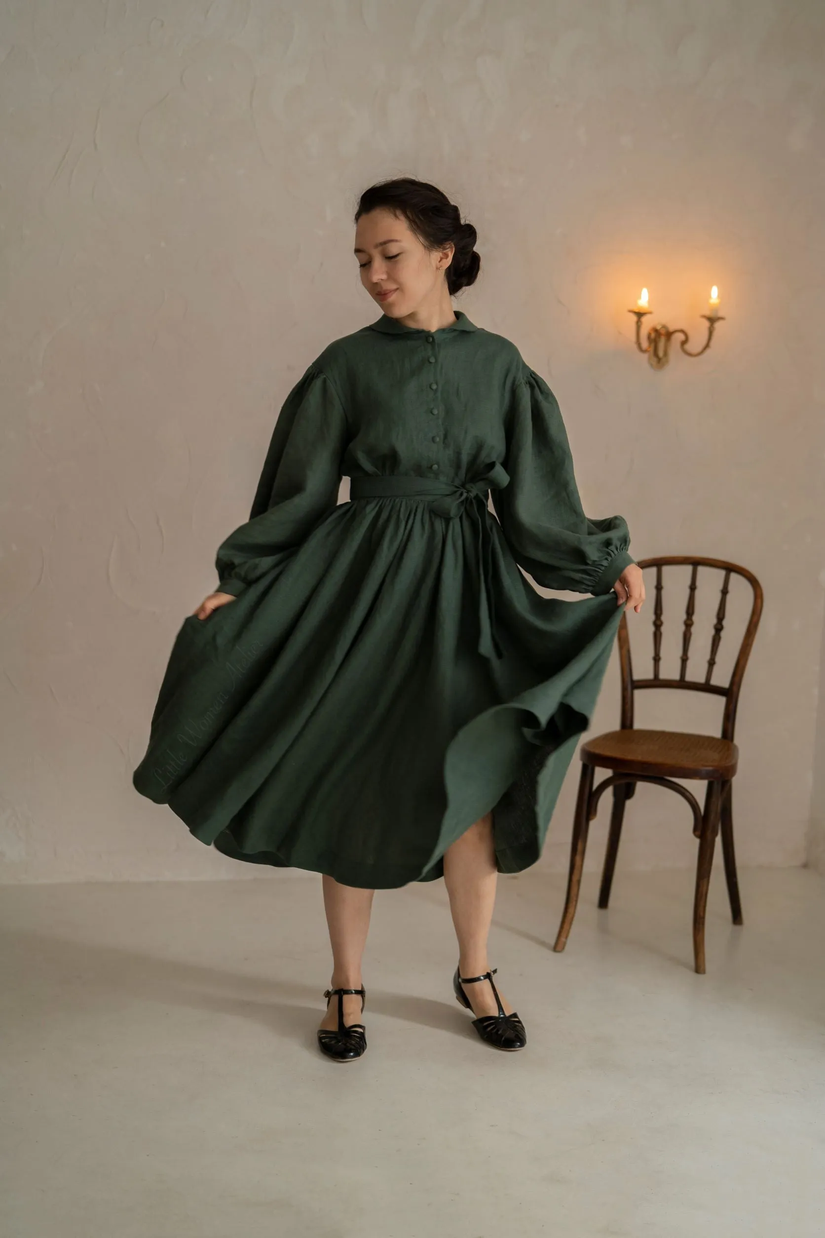 Meg Dress with long sleeves