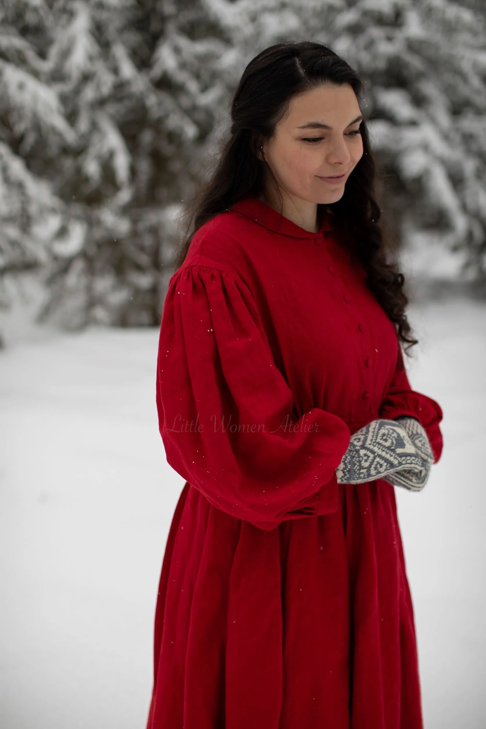 Meg Dress with long sleeves