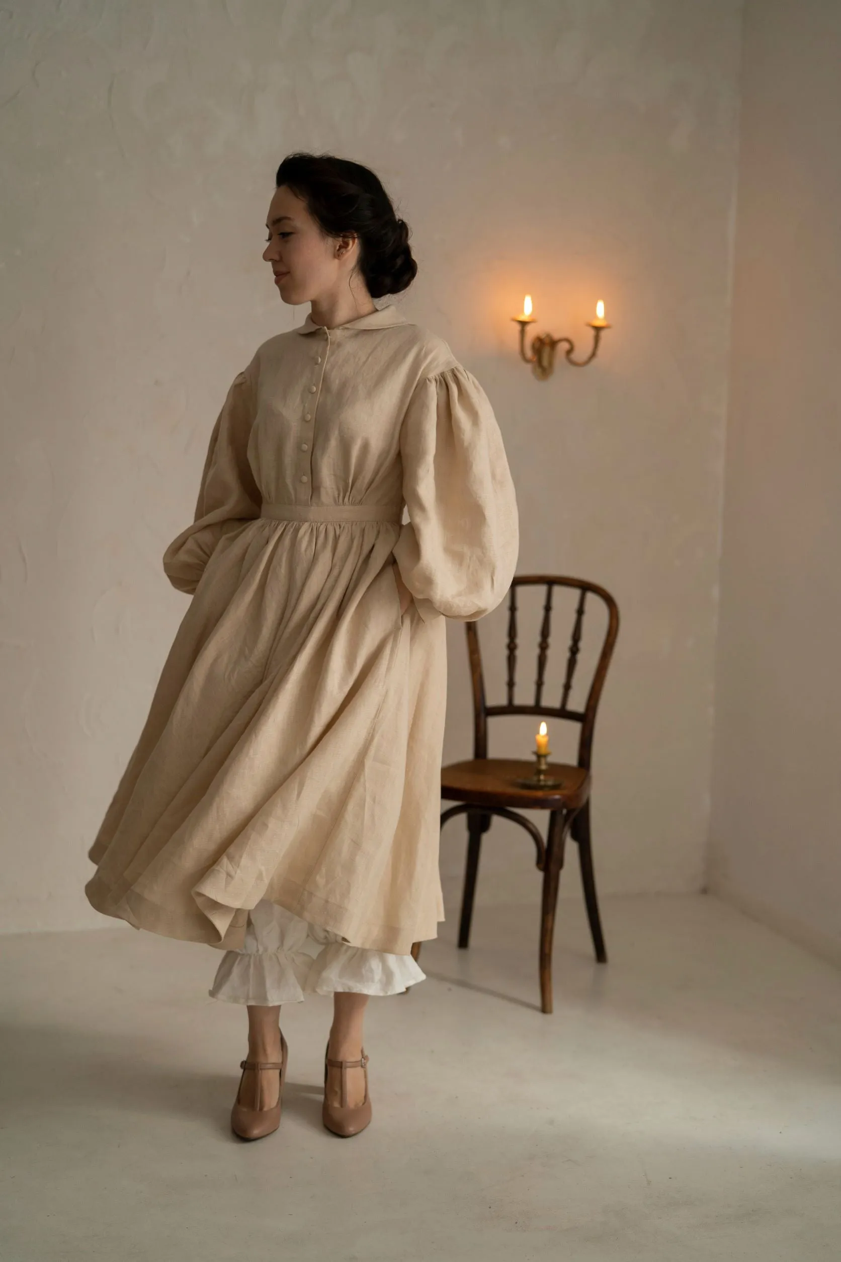 Meg Dress with long sleeves