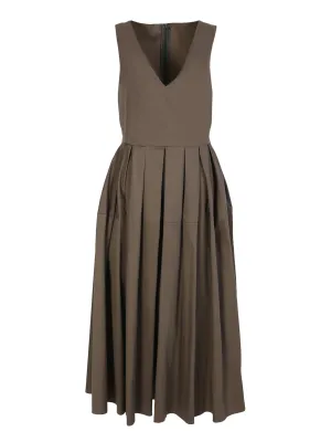 Military green Aster dress