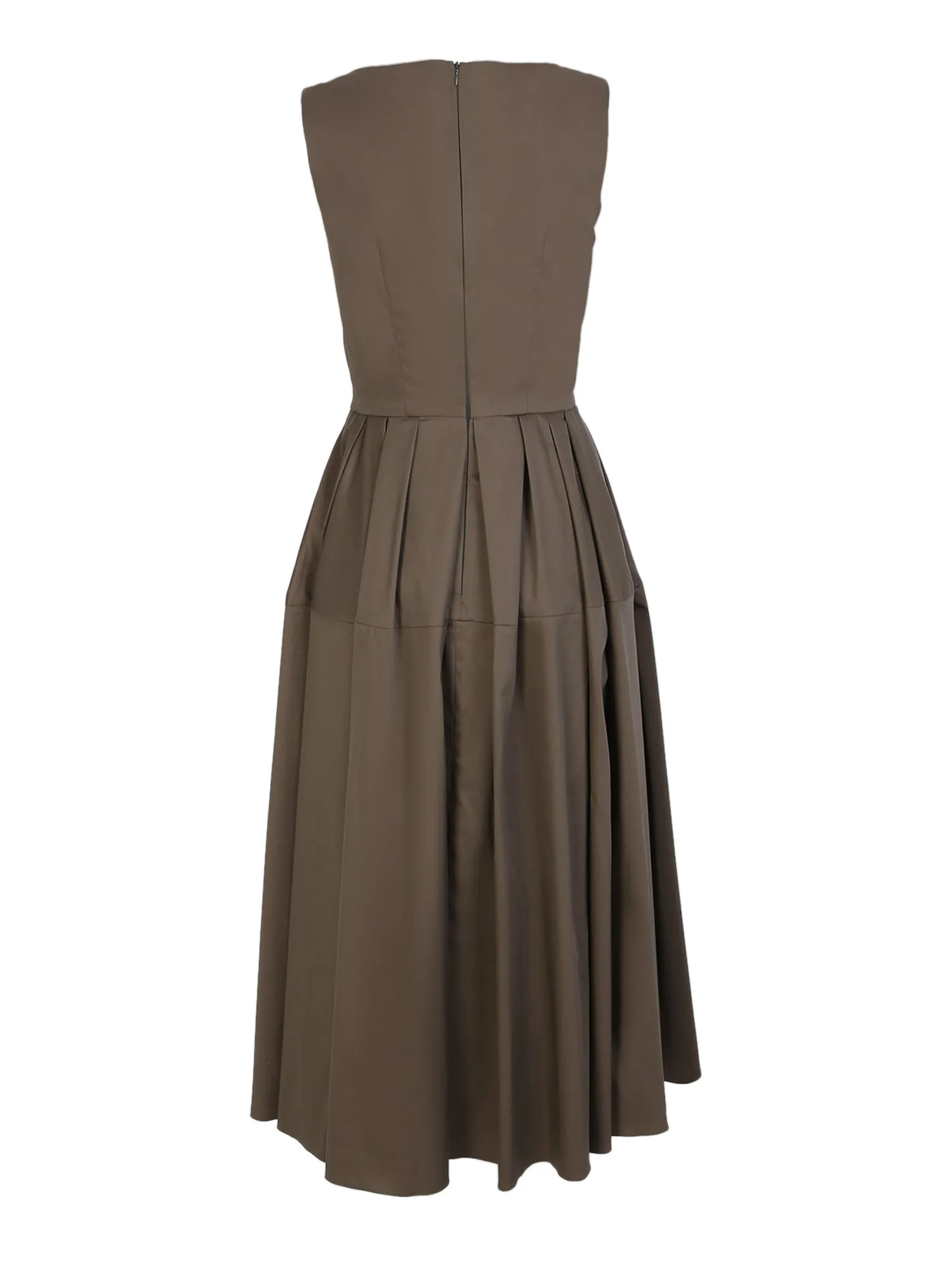 Military green Aster dress