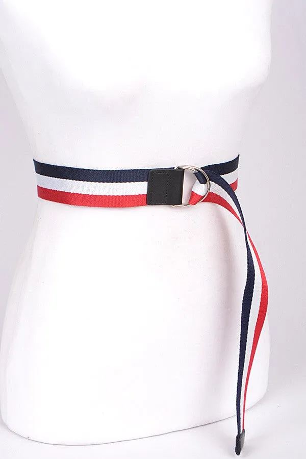 Nautical Stripe Waist Belt