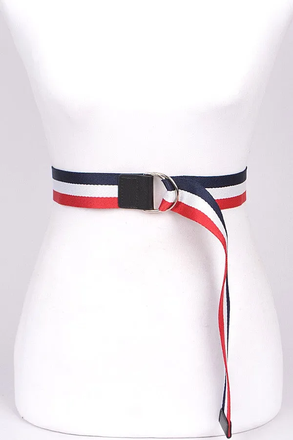 Nautical Stripe Waist Belt