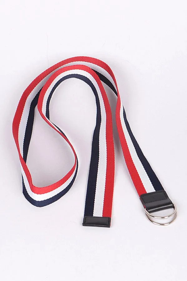 Nautical Stripe Waist Belt