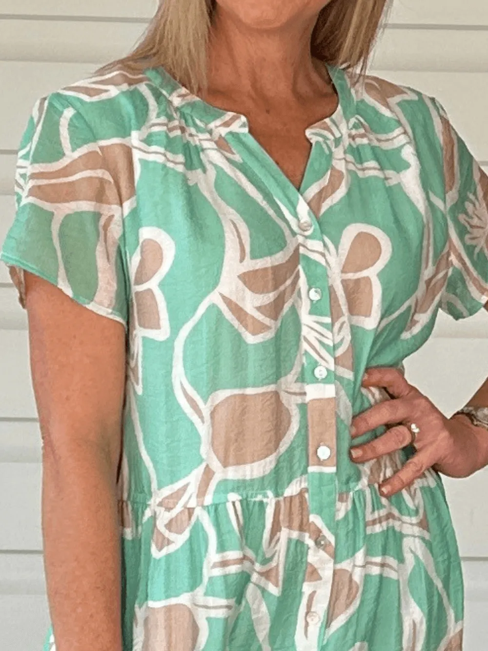 Noosa Beach Dress-Mint