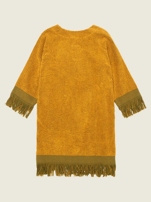 Odilia Terry Dress: Mustard