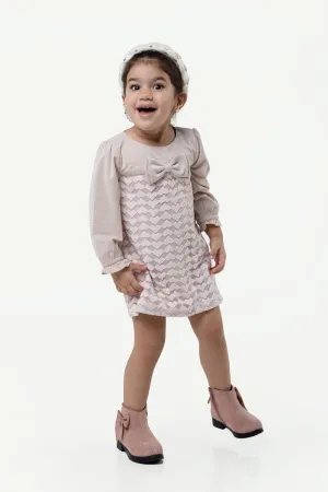 One Friday Beige Solid Dress