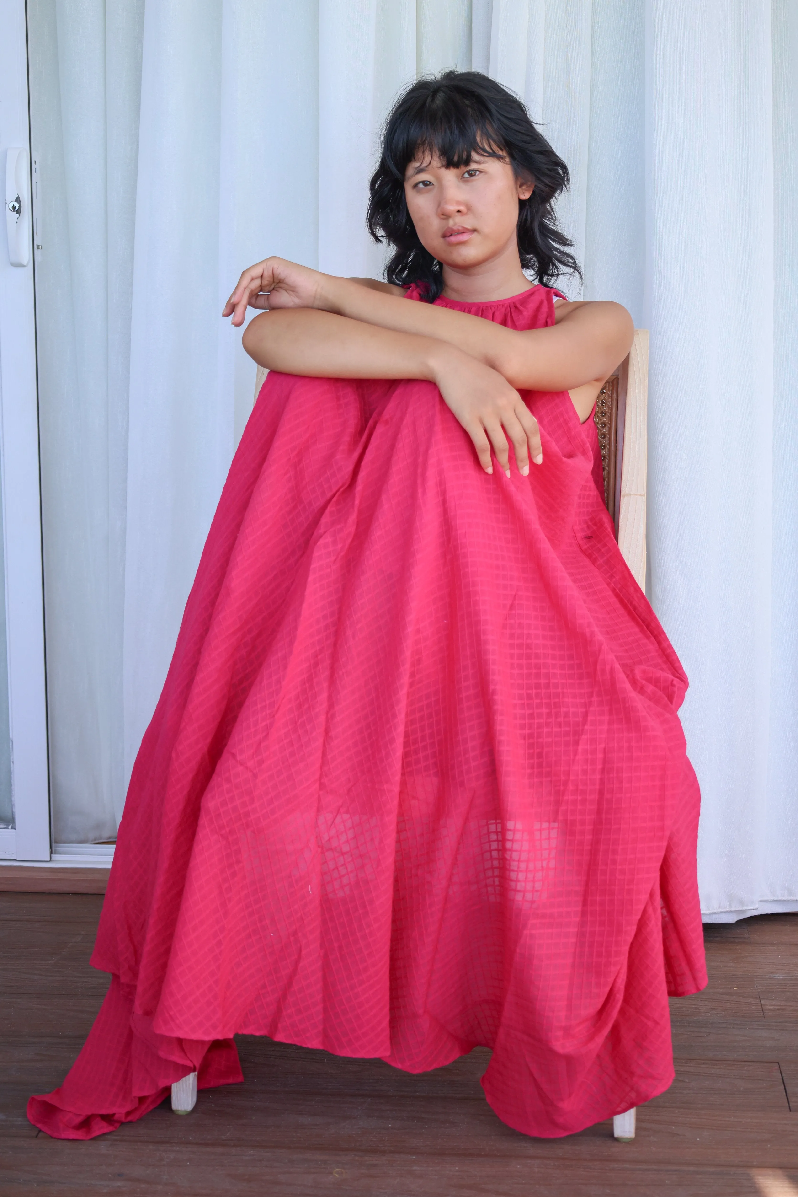 Recycled Pink Cotton Dress