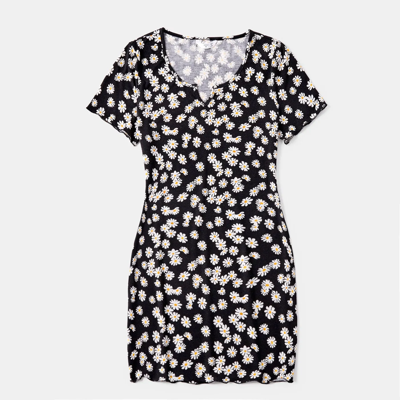 Short Sleeve Mommy and Me Floral Dresses