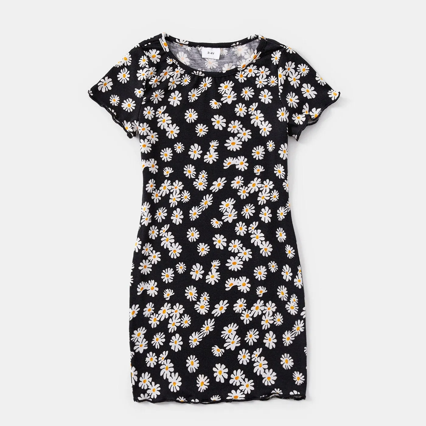 Short Sleeve Mommy and Me Floral Dresses