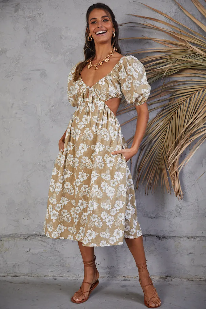 So It Goes Midi Dress