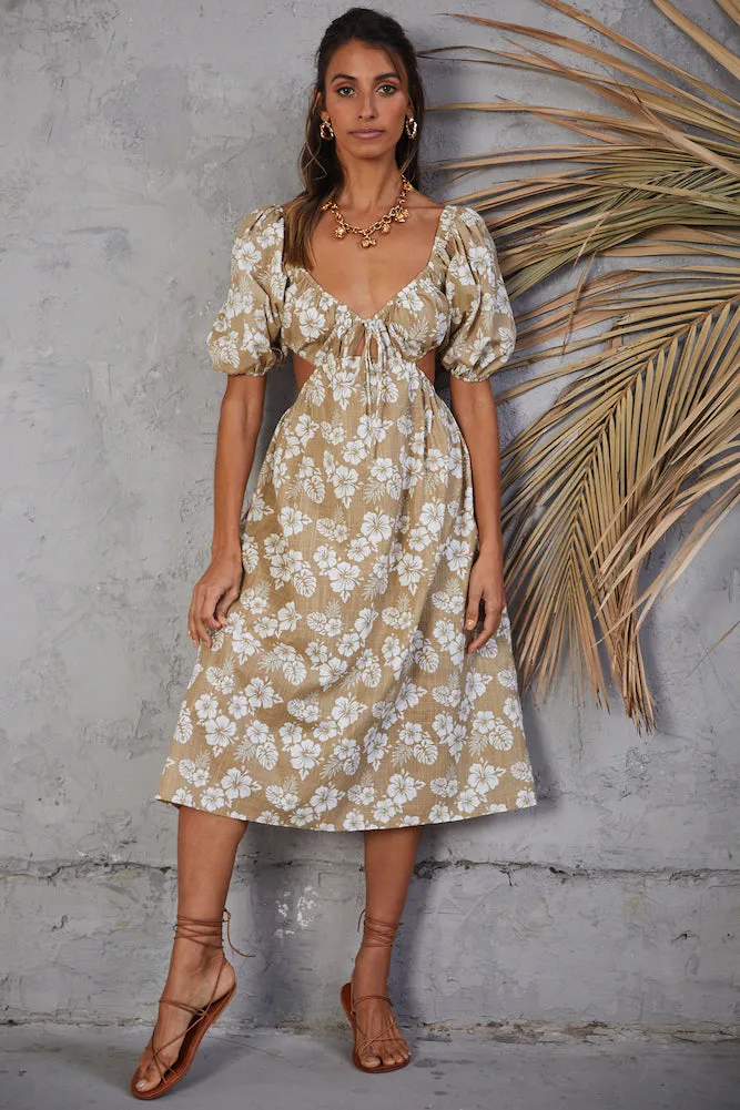 So It Goes Midi Dress