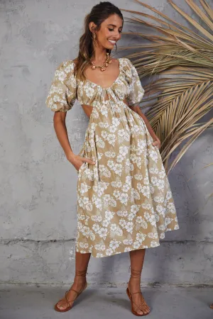 So It Goes Midi Dress