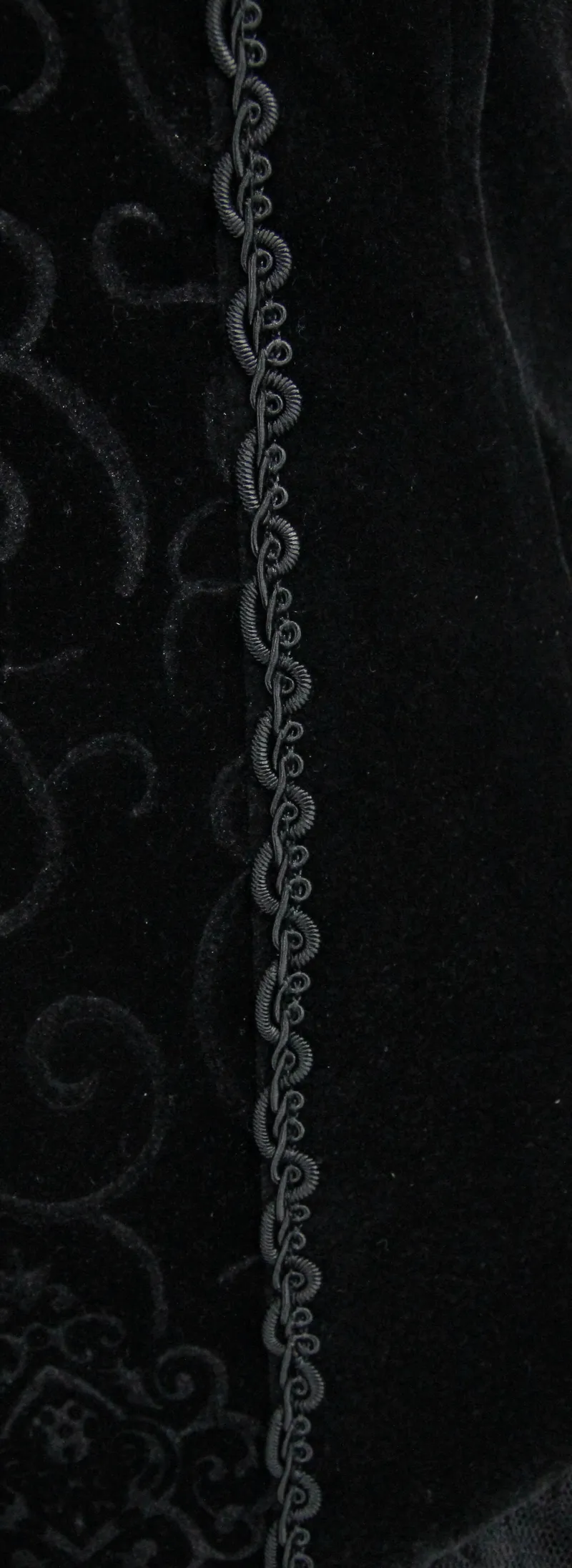 Strapless Dress With Lace Train / Gothic Asymmetry Hem Dress with Feathers