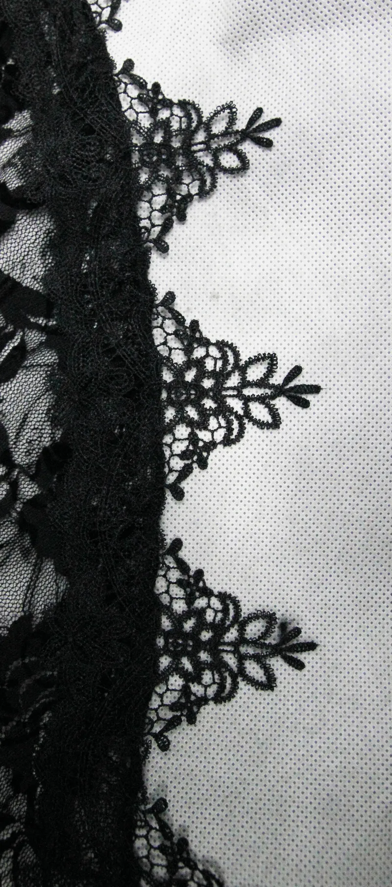 Strapless Dress With Lace Train / Gothic Asymmetry Hem Dress with Feathers