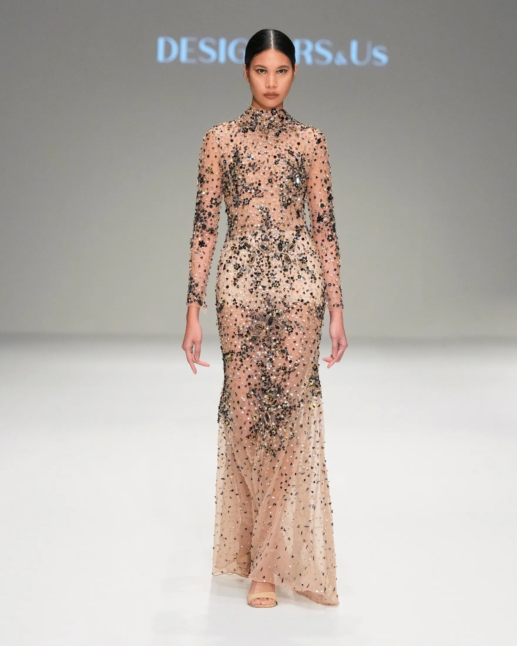 Swan's Radiant Elegance Dress