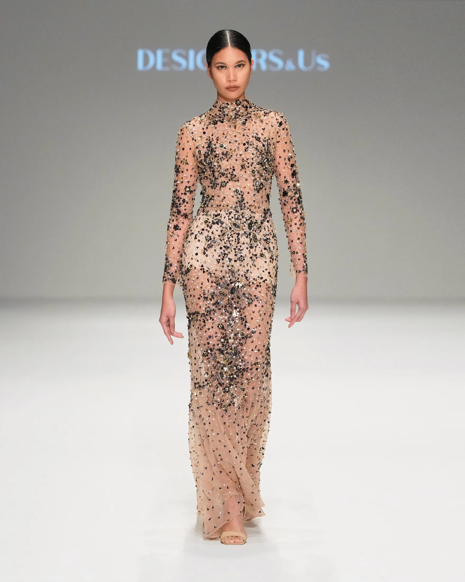 Swan's Radiant Elegance Dress