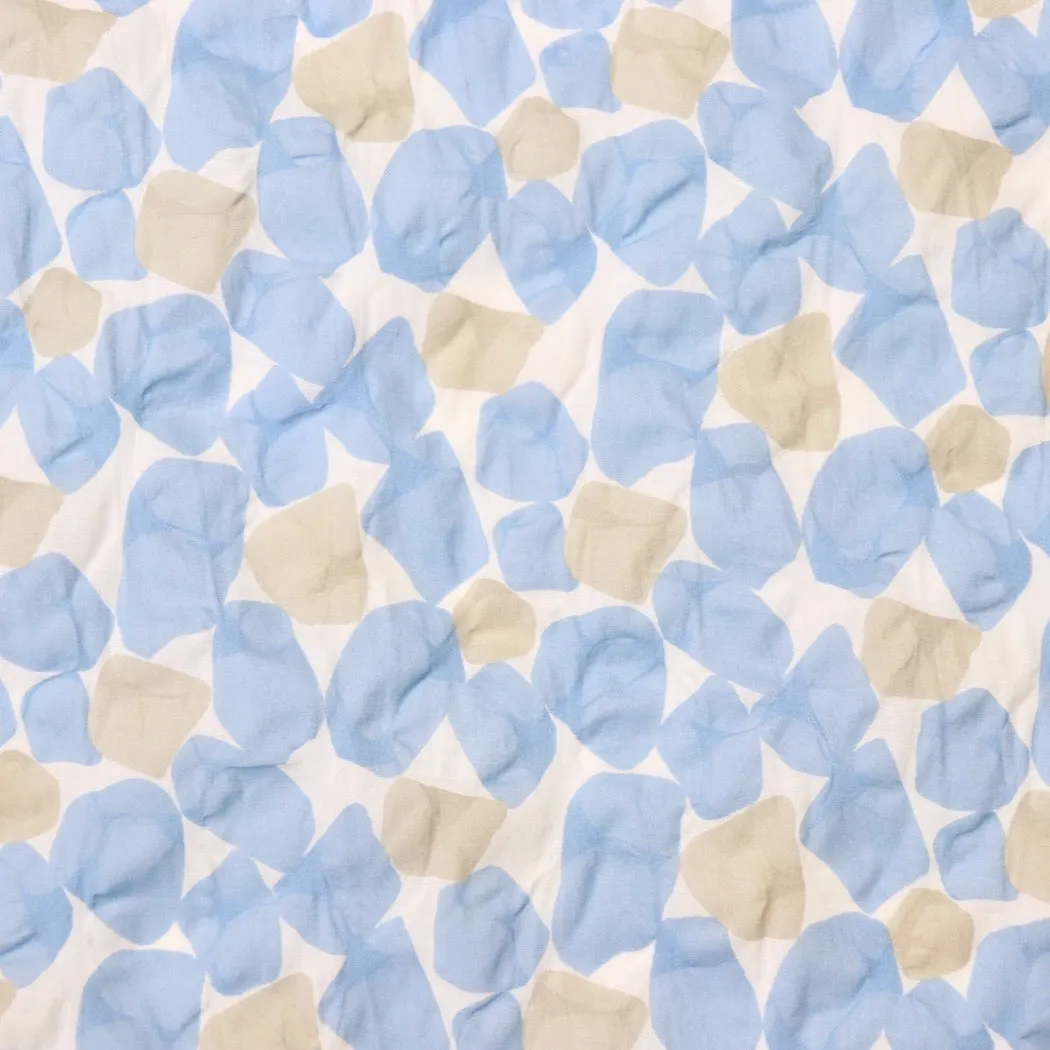 Swatch — Beach Glass Japanese Ripple Lawn — Blue