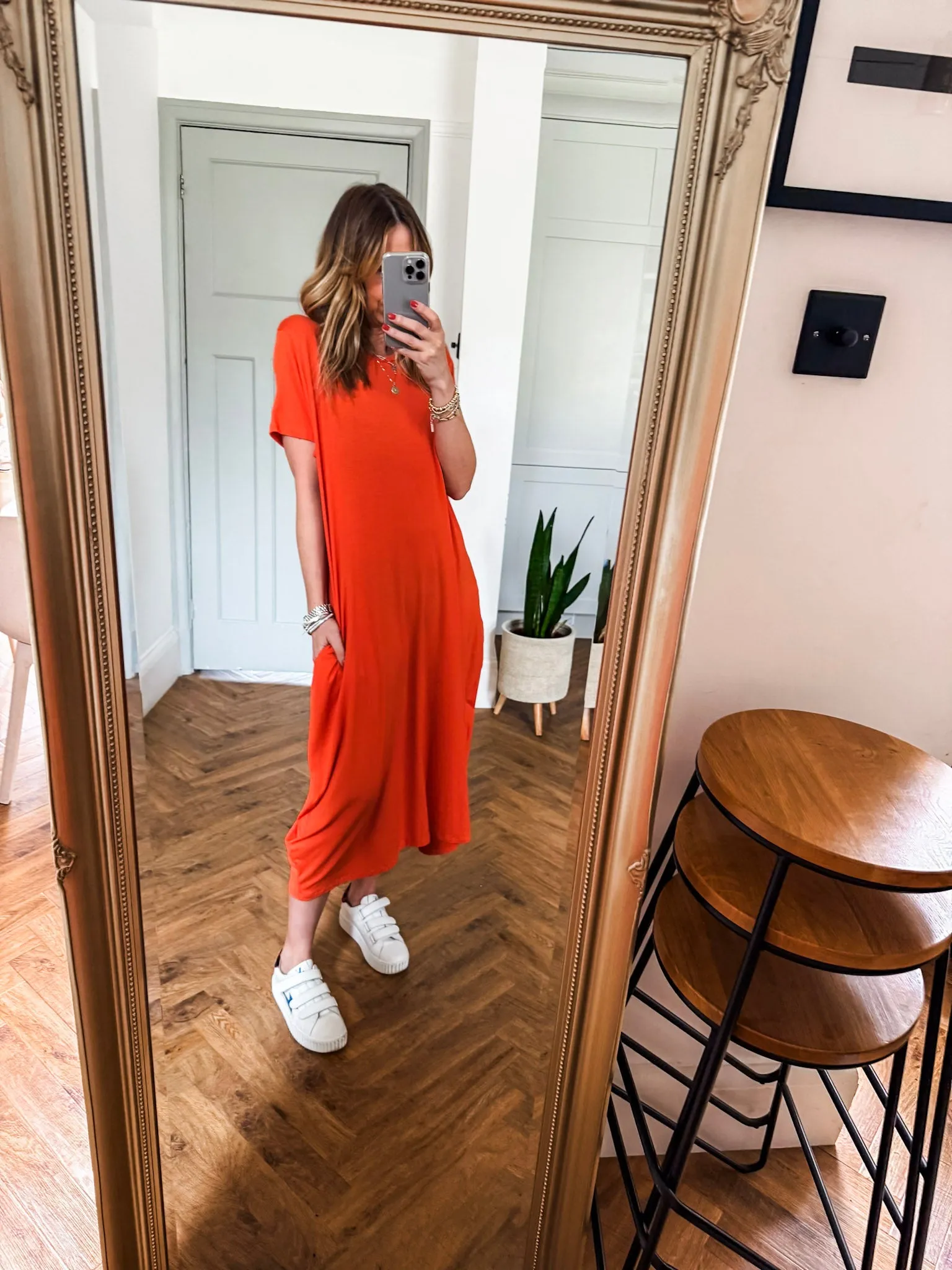 T-Shirt Zip Back Dress