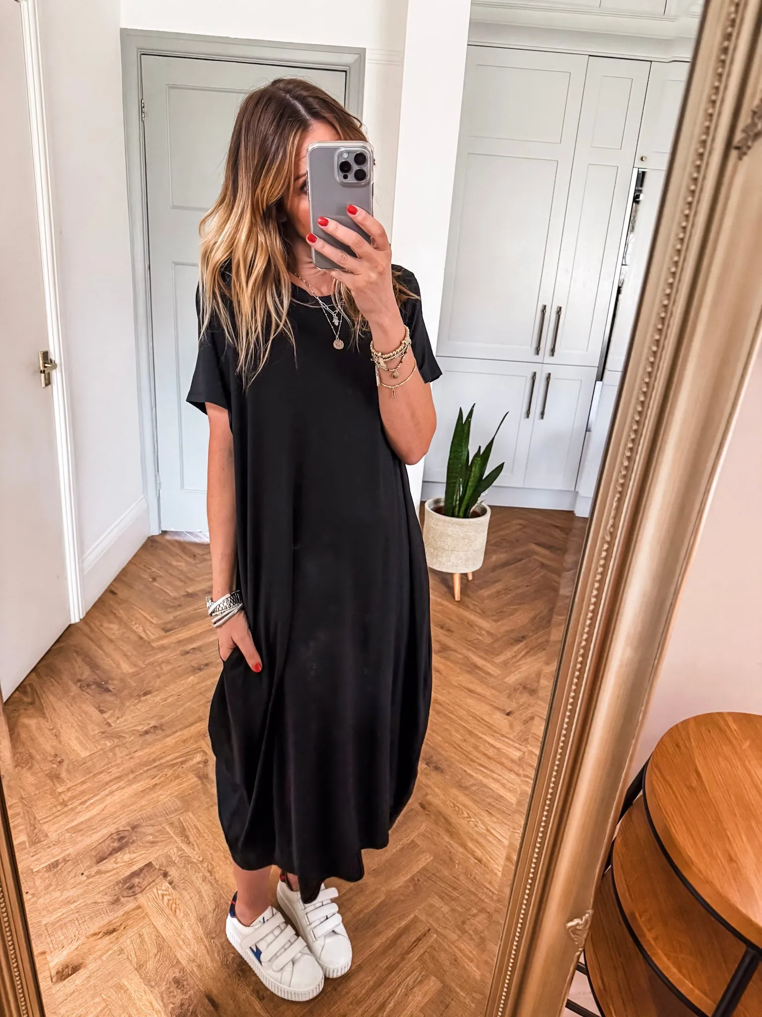 T-Shirt Zip Back Dress