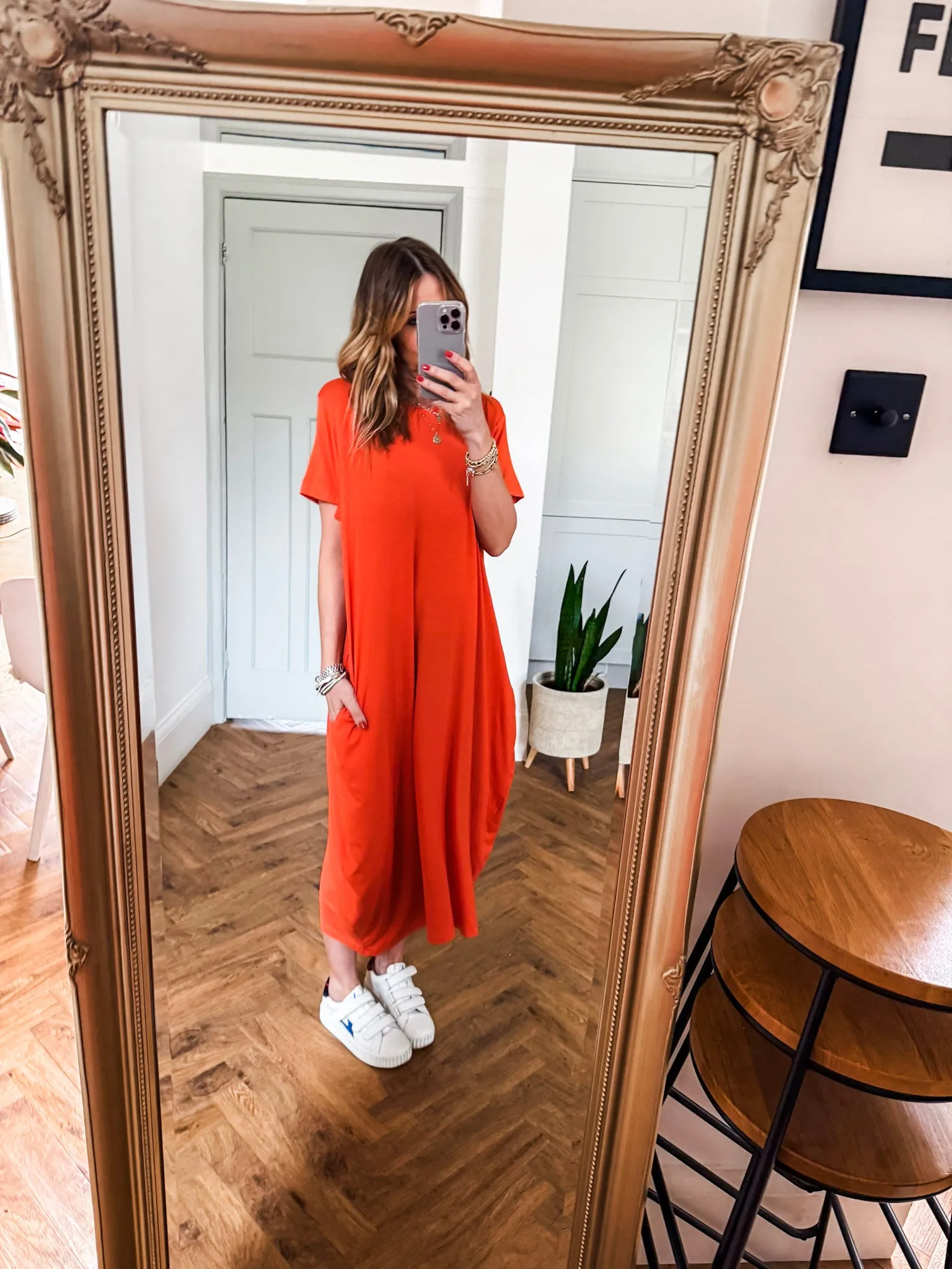 T-Shirt Zip Back Dress